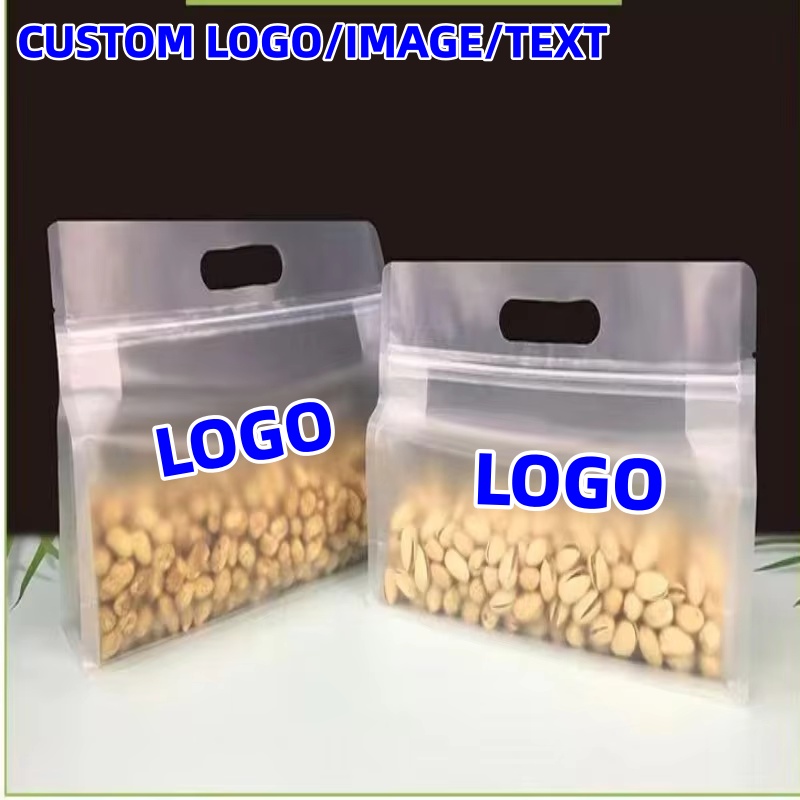 Food Halloween Snacks - 50PCS Frosted 3D Stand Up Ziplock