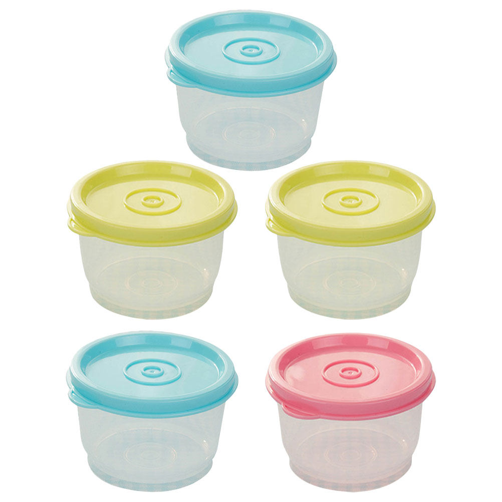 Food Snacks For Toddlers - 5Pcs 160Ml Leakproof Toddler Snack Containers