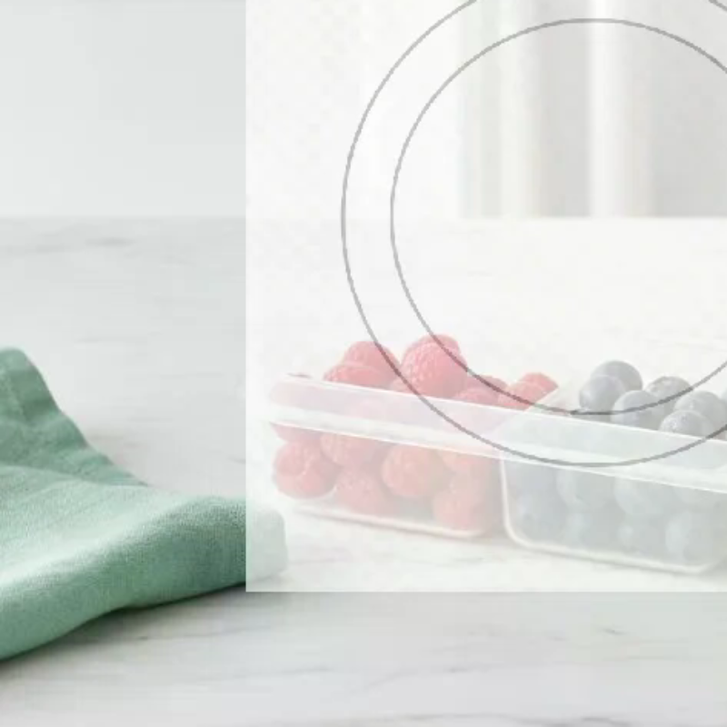 Food Snacks With Iron - Stackable Refrigerator Freezer Organizer 1 Pack