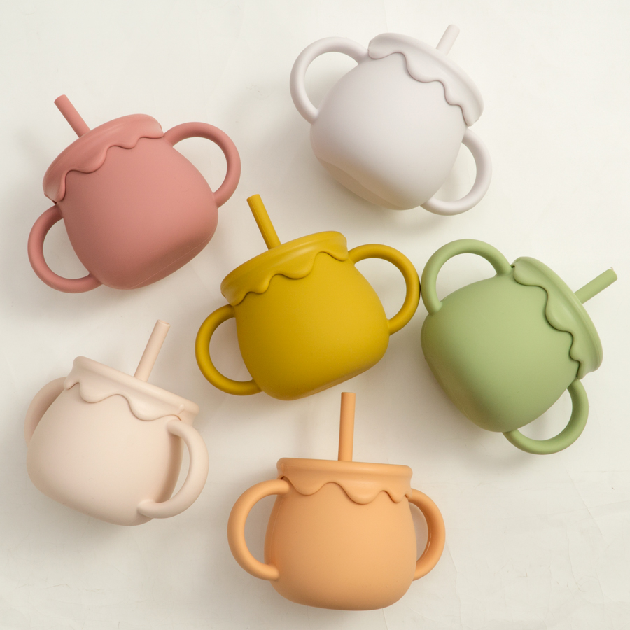 Food Snacks For Toddlers - Baby Feeding Cups Portable Drinkware Sippy