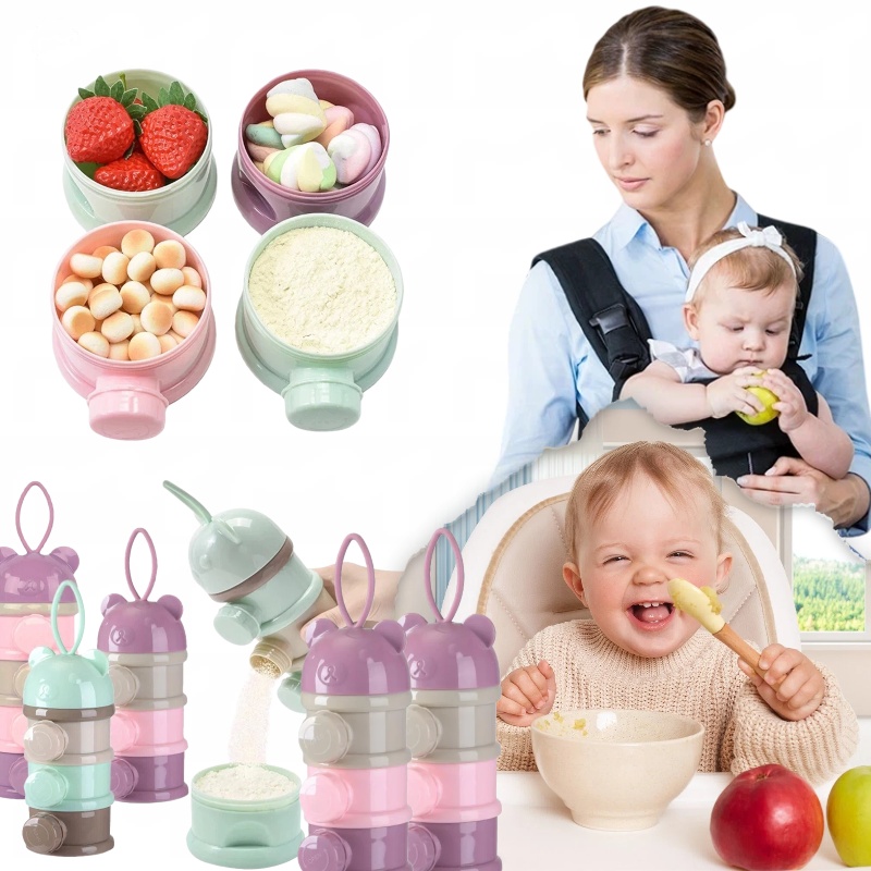 Food Snacks For Toddlers - 3/4 Layer Colored Milk Powder Box