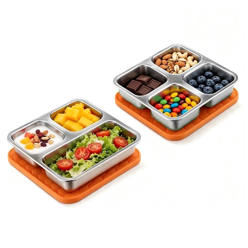 Food Snacks For Toddlers - Stainless Steel Snack Box For Kids