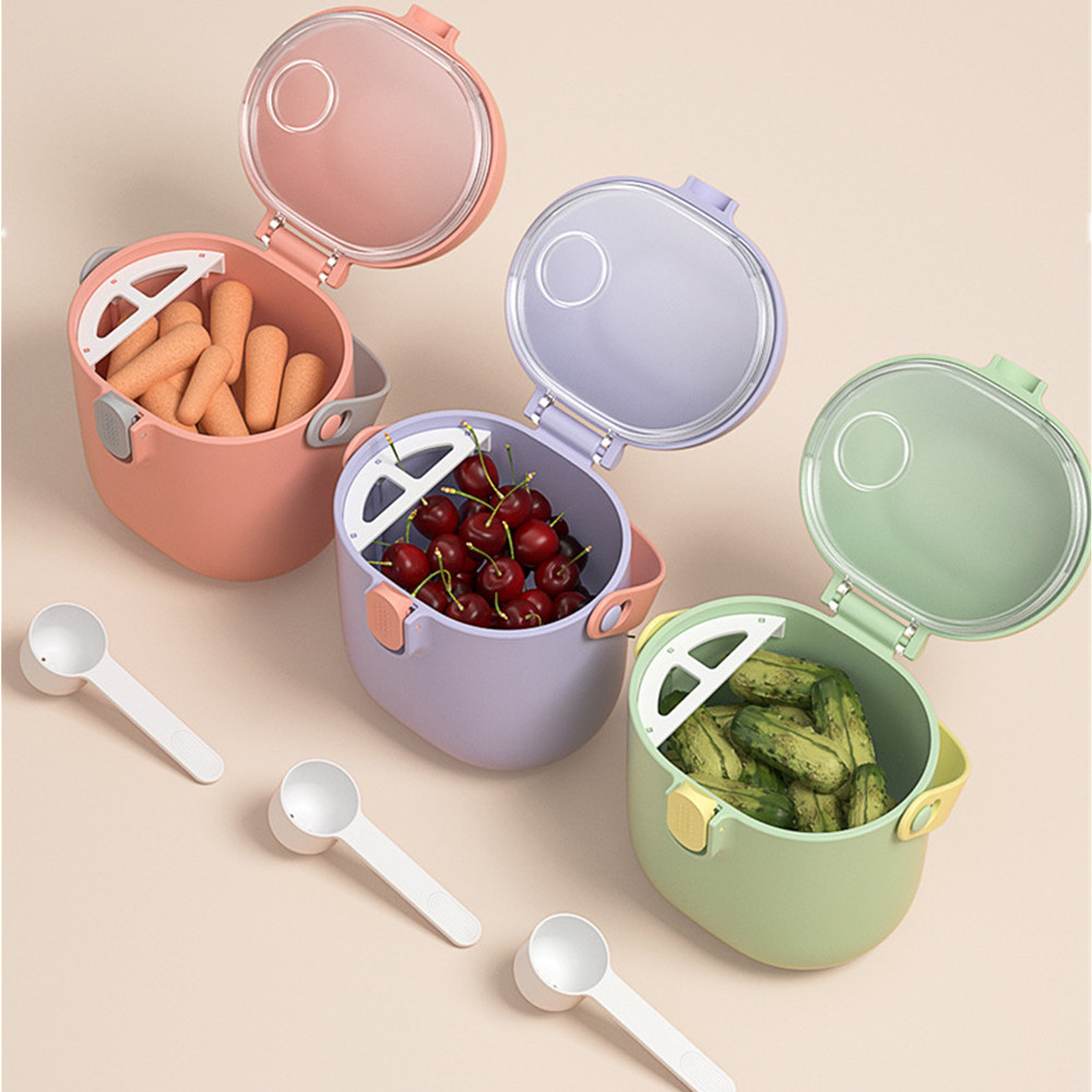 Food Snacks For Toddlers - Baby Food Storage Box Essential Cereal