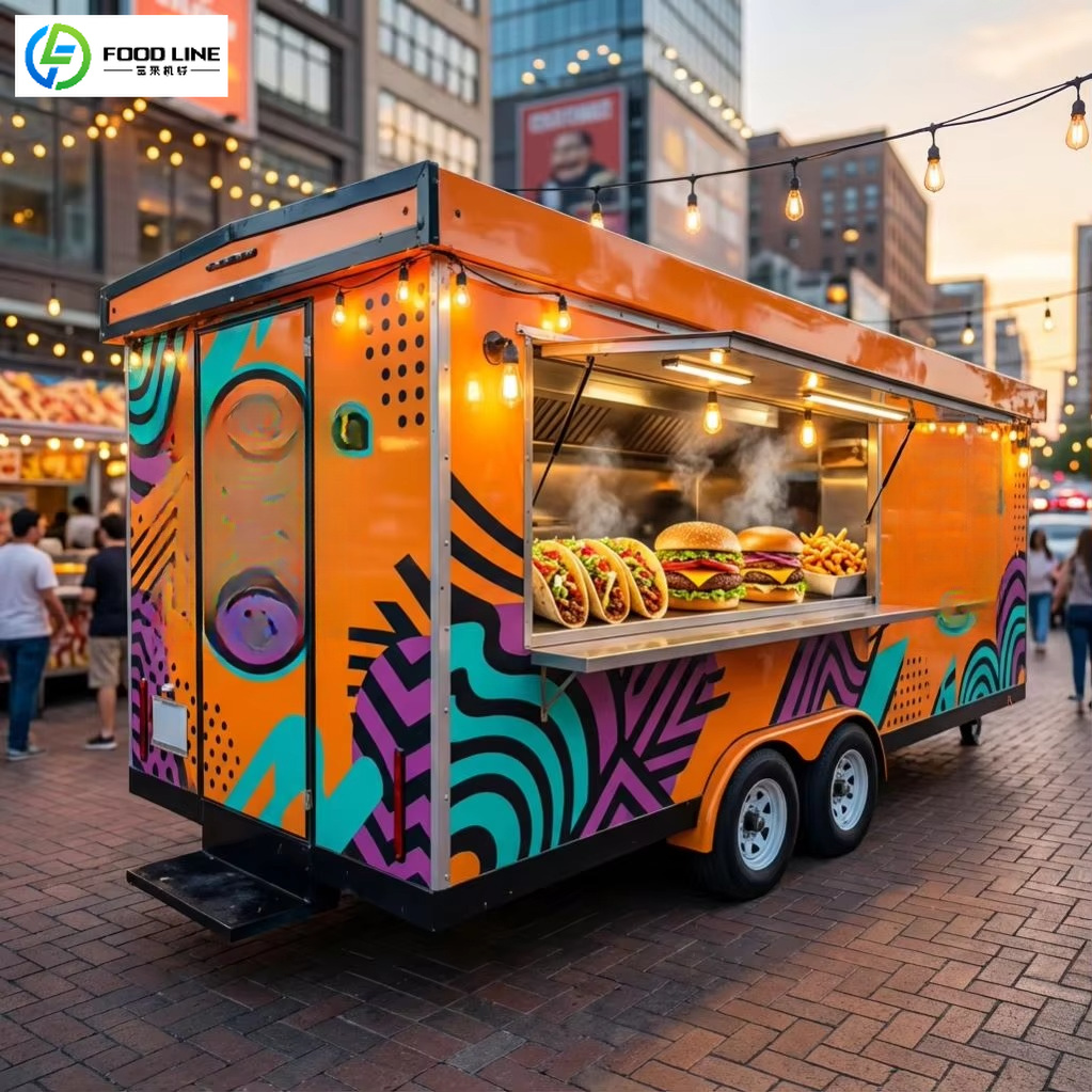 Food Snacks Corner - FOODLINE Manufacturer Food Concession Cart Anti