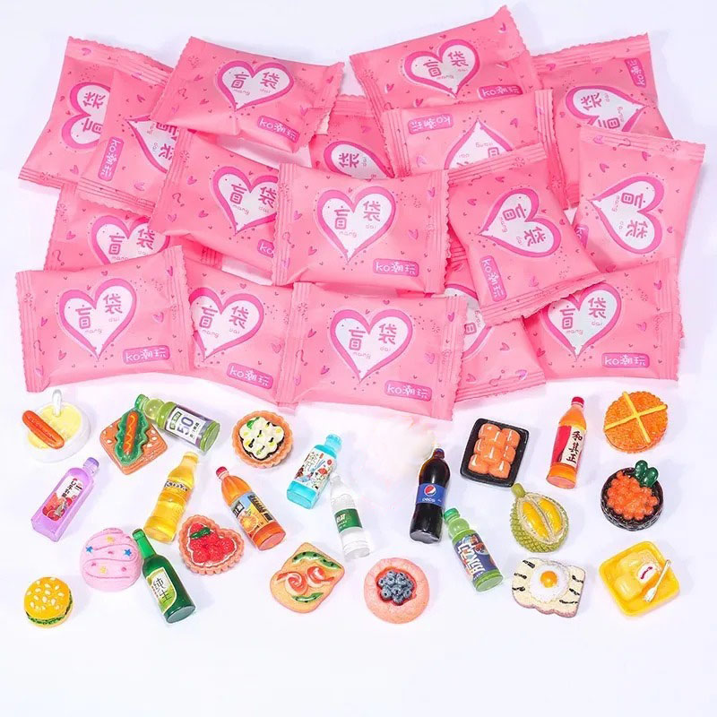 Food Halloween Snacks - -Random Style Bag Miniature Food Toy