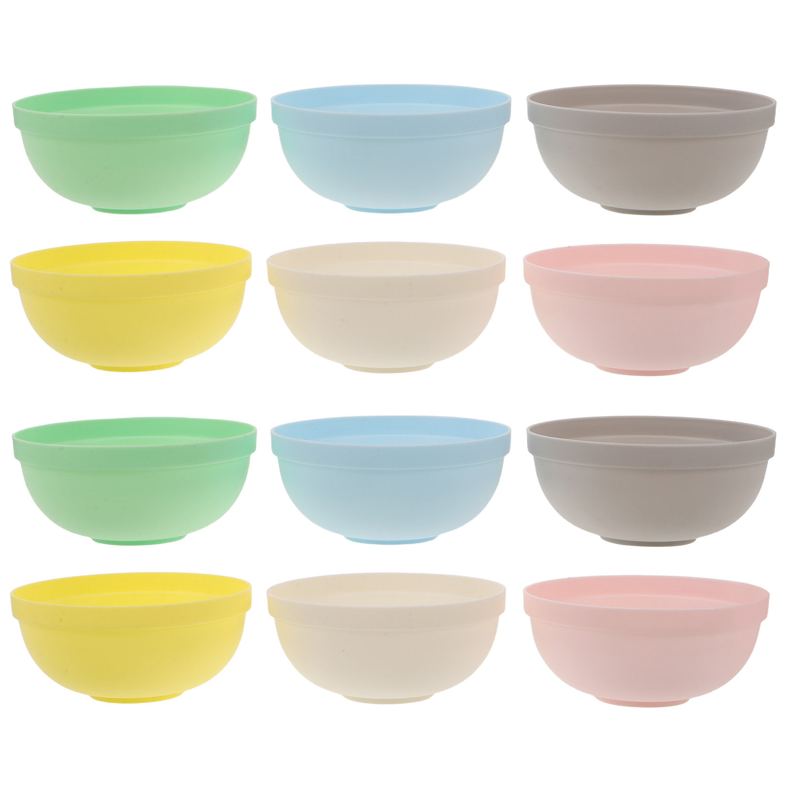 Food Snacks For Toddlers - 12Pcs Baby Food Bowls Plastic Weaning