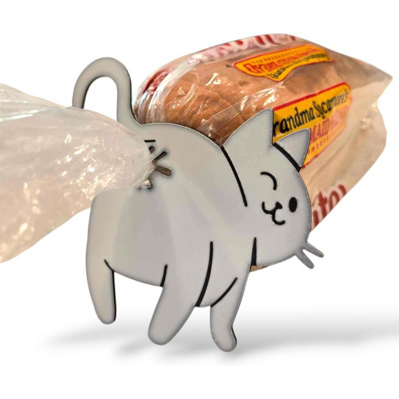 2pcs 3D Cat Butt Bread Bag Cli - Food Lovers Snacks 评论和价格