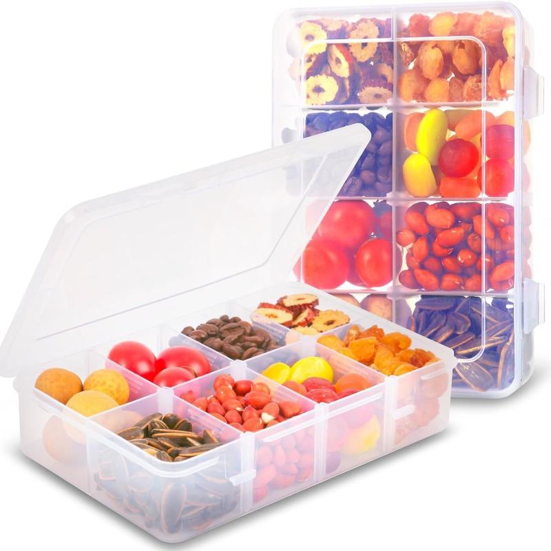 8 Grid Snackle Box Container C - Food Snacks With Iron 评论和价格