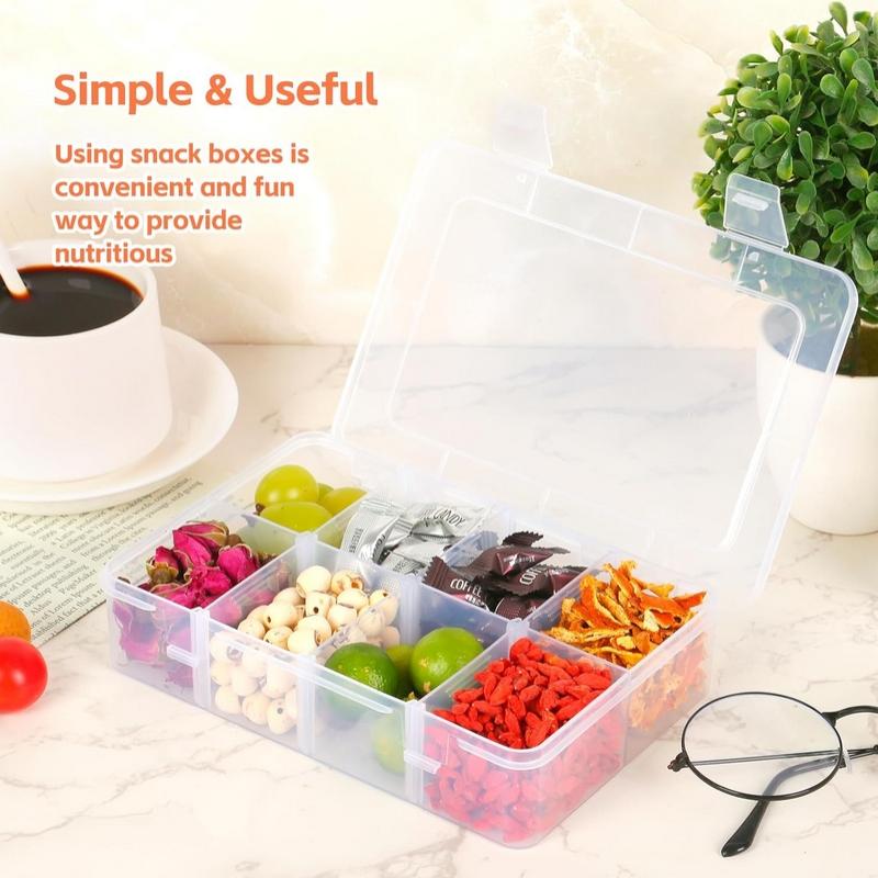 8 Grid Snackle Box Container C - Food Snacks With Iron 评论和价格