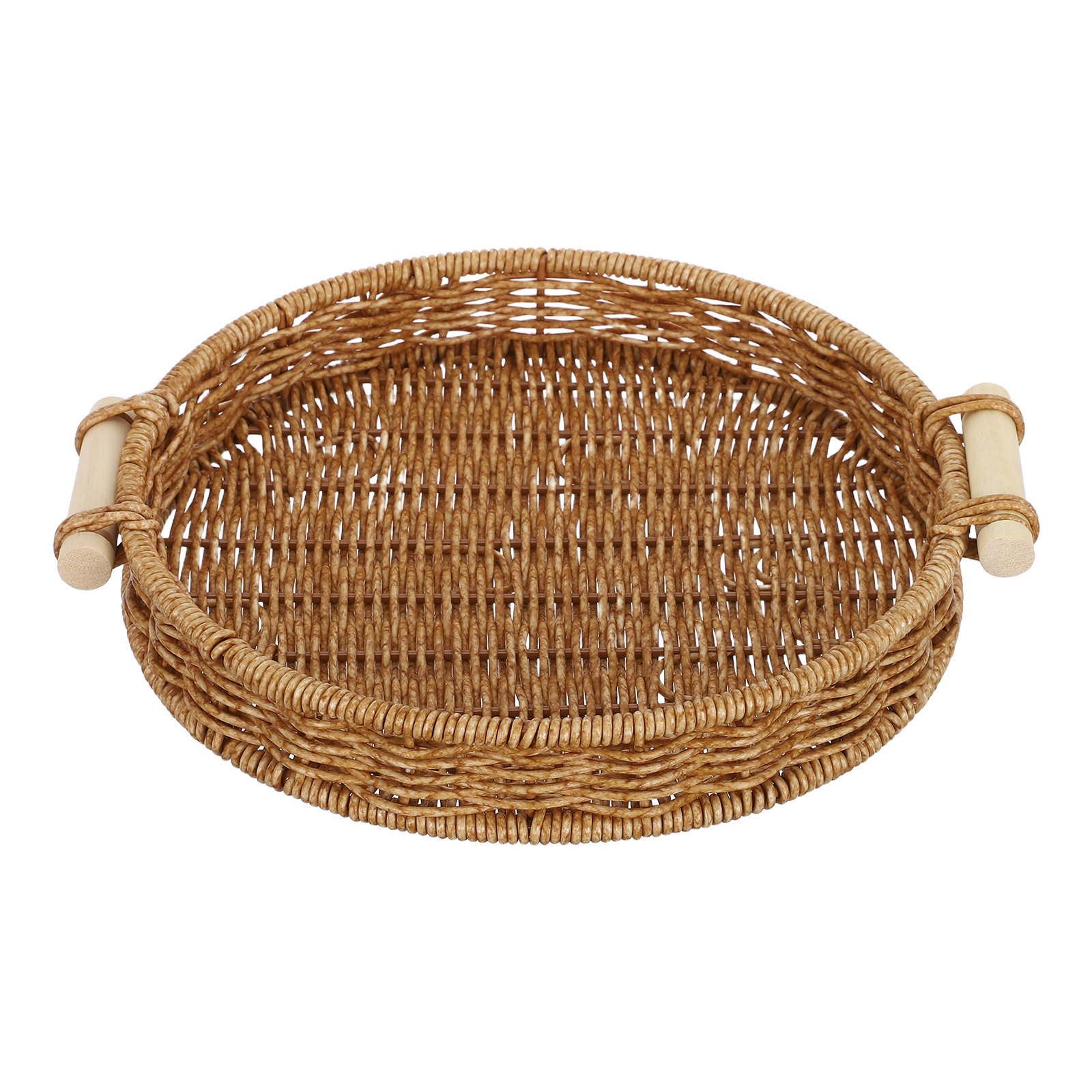 Imitation Rattan Bread Basket  - Food Snacks Drinks 评论和价格
