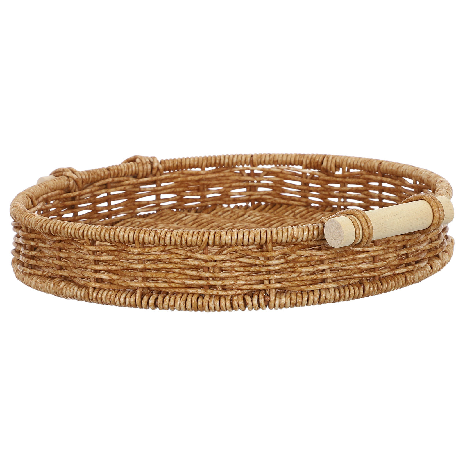 Imitation Rattan Bread Basket  - Food Snacks Drinks 评论和价格
