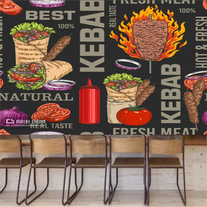 Custom Kebab Fast-food Restaur - Food Snacks Background 评论和价格