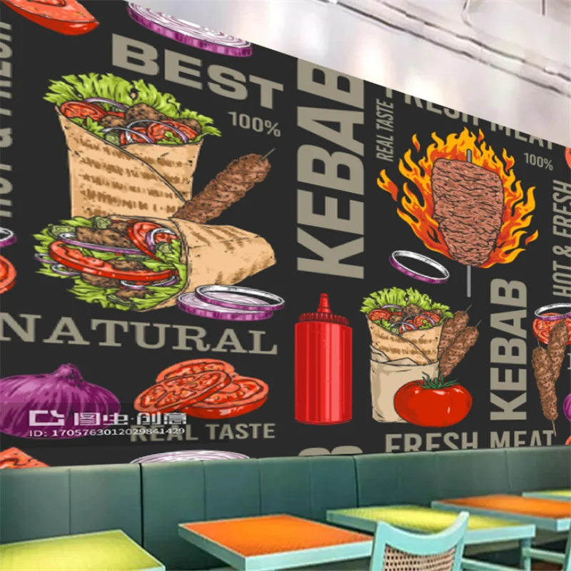 Custom Kebab Fast-food Restaur - Food Snacks Background 评论和价格