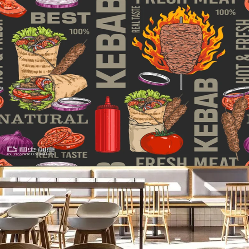 Custom Kebab Fast-food Restaur - Food Snacks Background 评论和价格