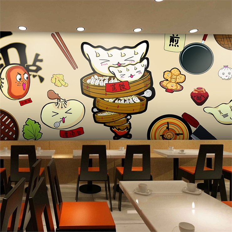 custom 3D Hand painted cartoon - Food Snacks Background 评论和价格