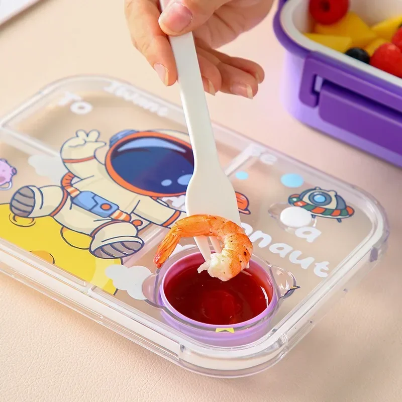 Unicorn Cartoon Bento Lunch Bo - Food Snacks For Toddlers 评论和价格