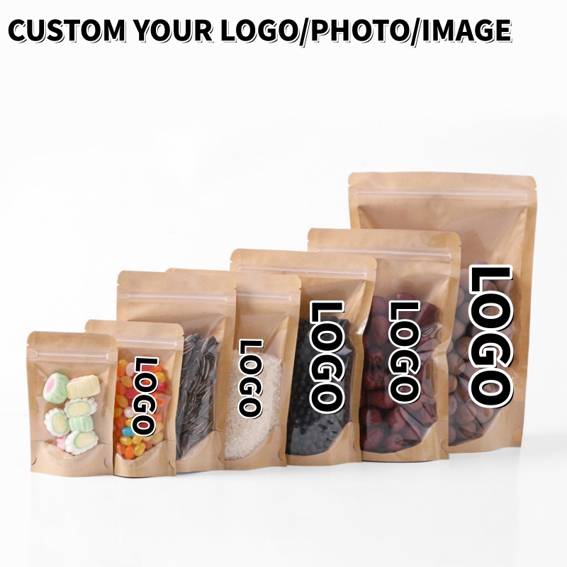 100PCS Clear Front Stand Up Kr - Food Halloween Snacks 评论和价格