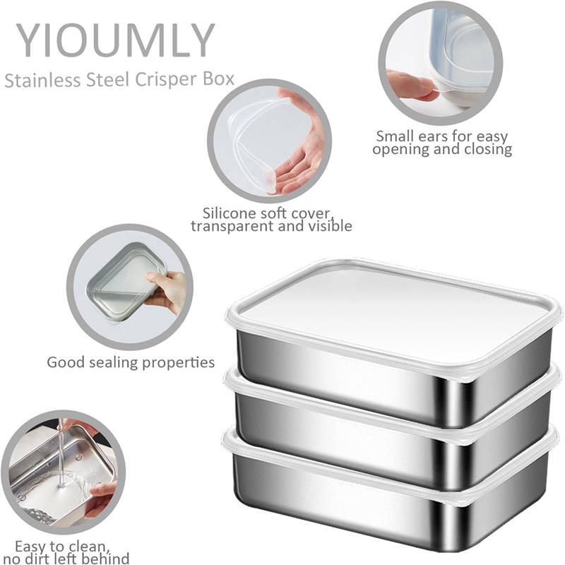 Stainless Steel Containers for - Food & Snacks Pdf 评论和价格
