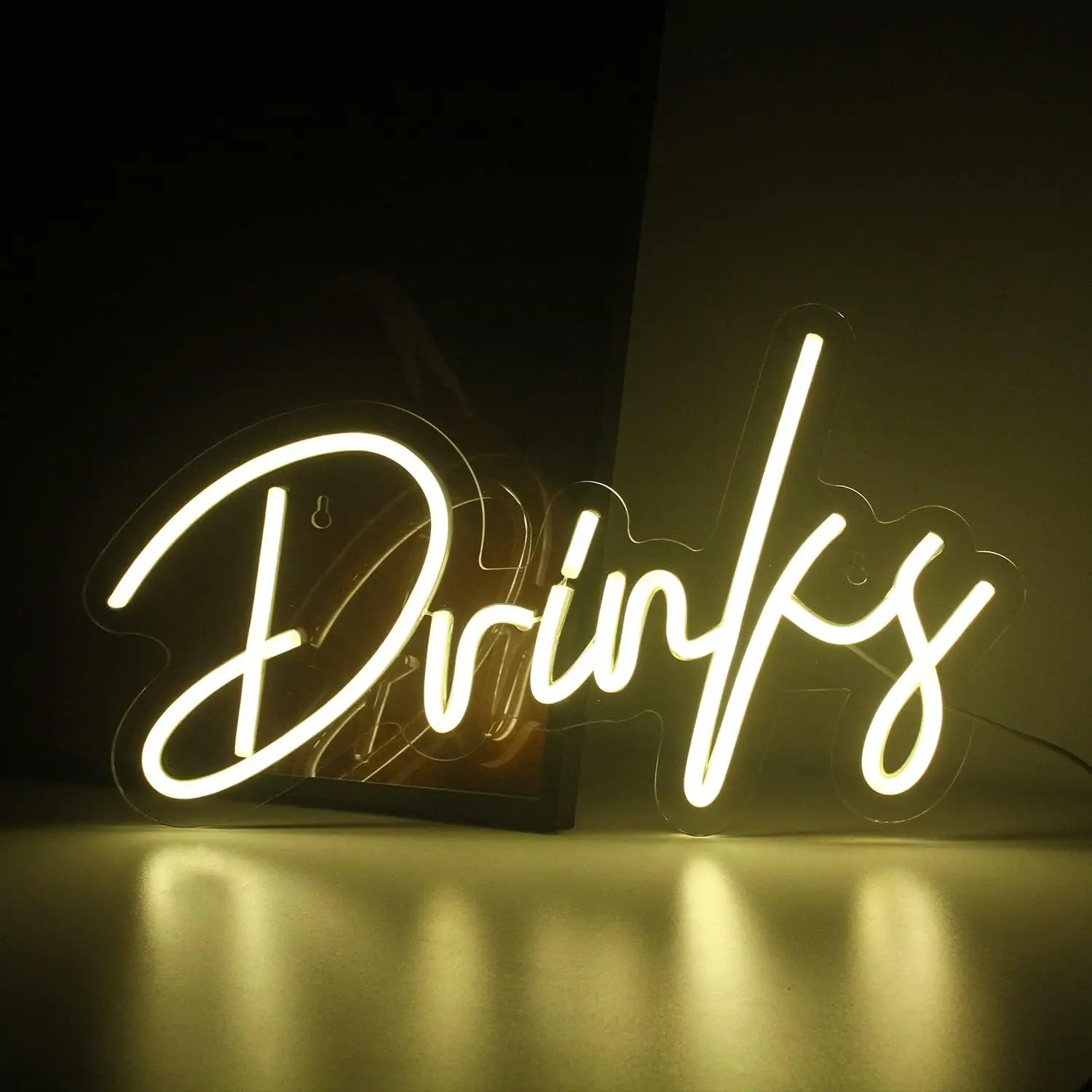 Drinks & Snacks Bar LED Neon L - Food Snacks Background 评论和价格