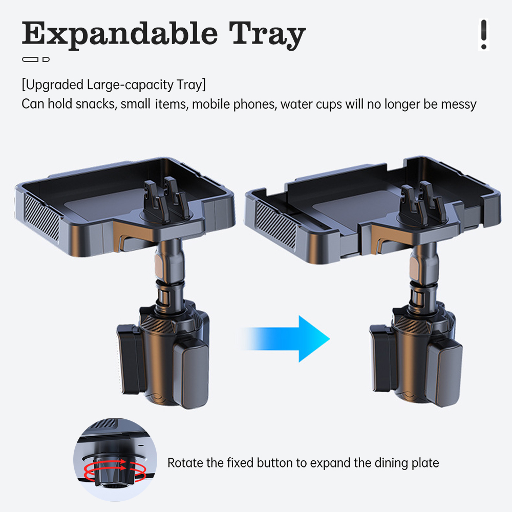 Upgraded Car Cup Holder Expand - Food Snacks Drinks 评论和价格