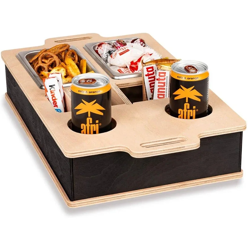 Rectangle Bamboo Tray Desktop  - Food Snacks Drinks 评论和价格