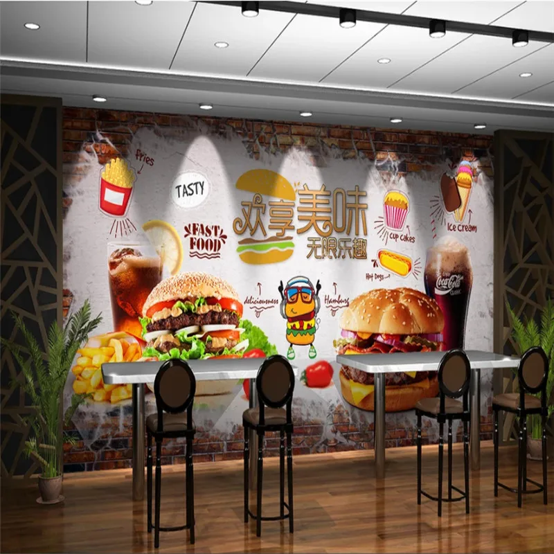 Customized Text Burger French  - Food Snacks Background 评论和价格