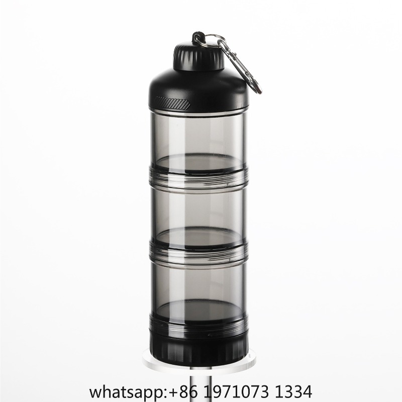 Portable 3-Layer Powder Dispen - Food Snacks With Protein 评论和价格
