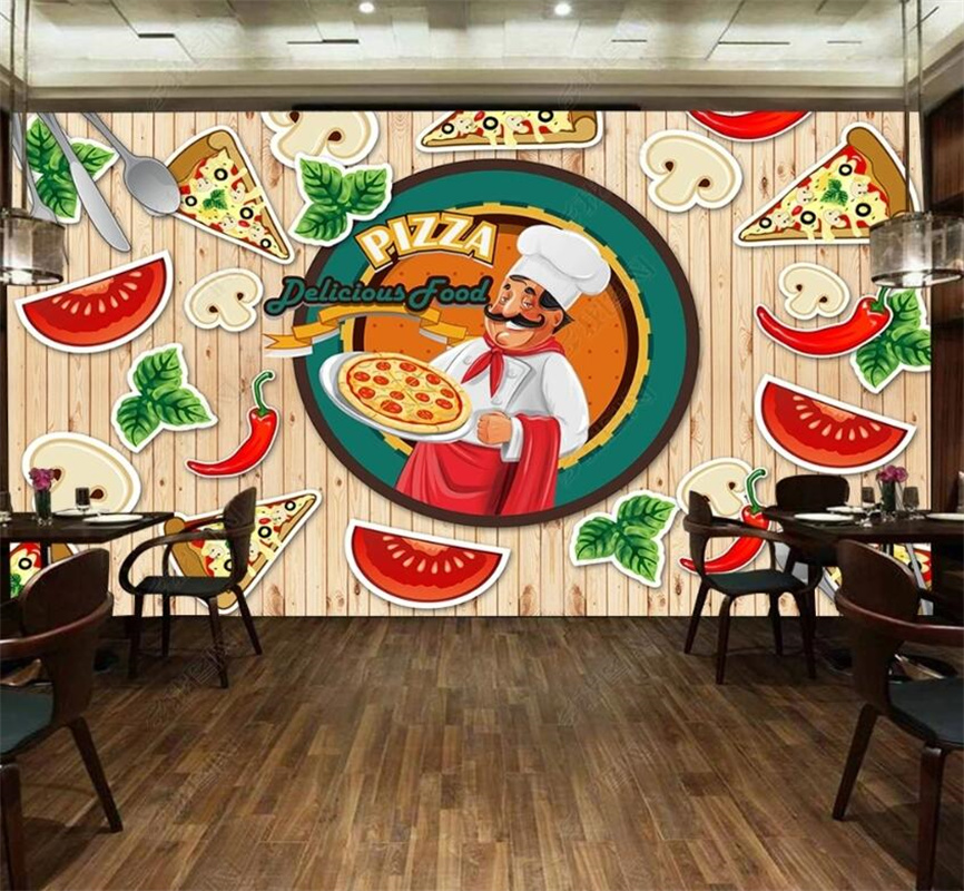 Custom Pizza Fast Food Mural W - Food Snacks Background 评论和价格