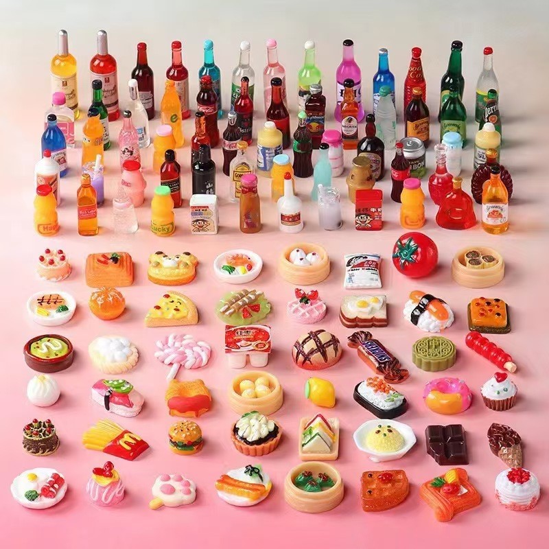 Cute Miniature Dollhouse Super - Food Snacks Drinks 评论和价格