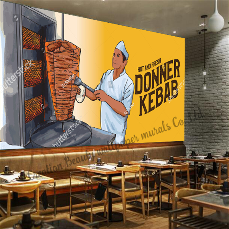 Custom Fast Food Kebab Wallpap - Food Snacks Background 评论和价格