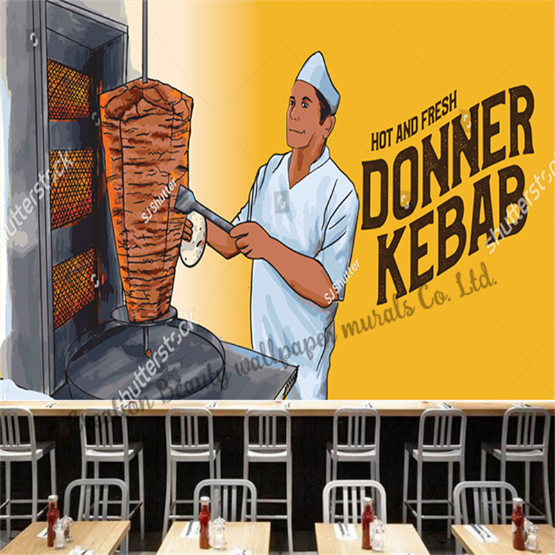 Custom Fast Food Kebab Wallpap - Food Snacks Background 评论和价格