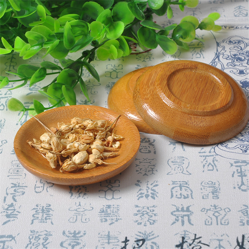100Pcs/Lot Bamboo Saucer Stora - Food Snacks Background 评论和价格