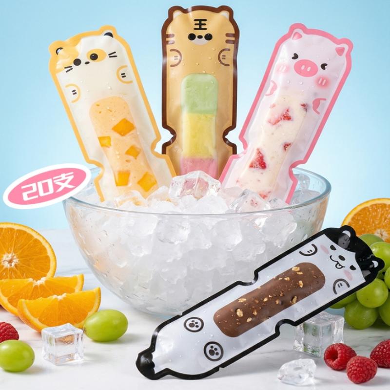 20 Pcs Cute Cartoon DIY Ice Po - Food Snacks For Toddlers 评论和价格