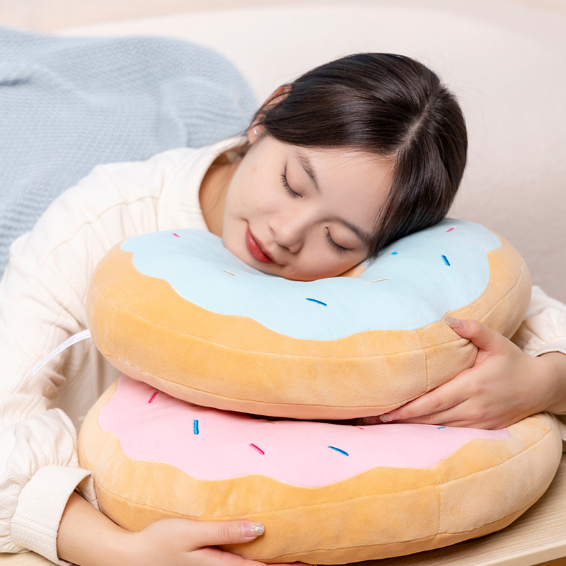 Candy Colors Donut Plush Pillo - Soft Food Snacks Kids 评论和价格