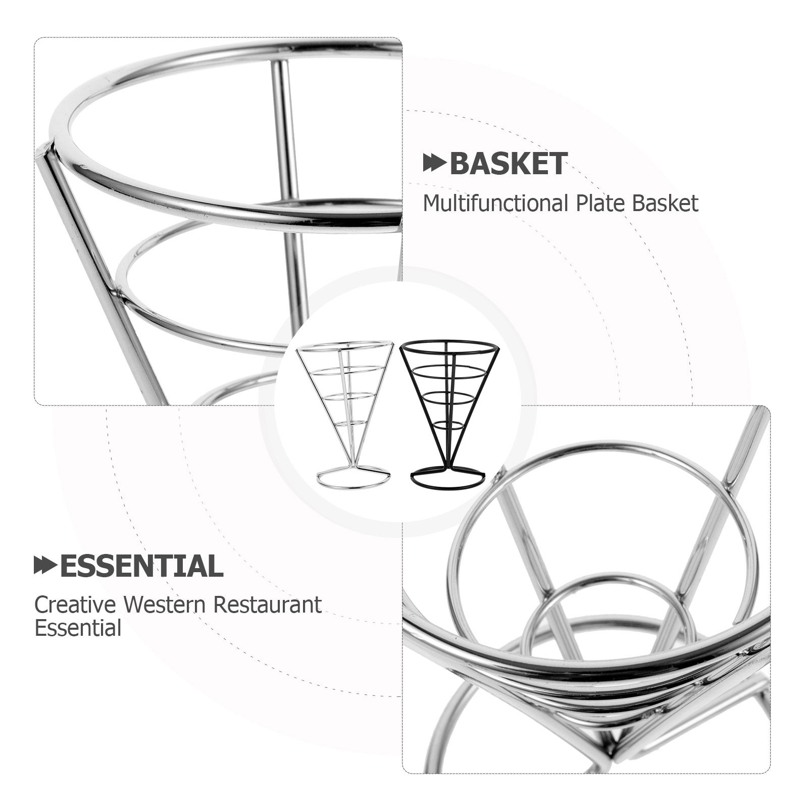 2Pcs French Fries Basket Iron  - Food Snacks With Iron 评论和价格