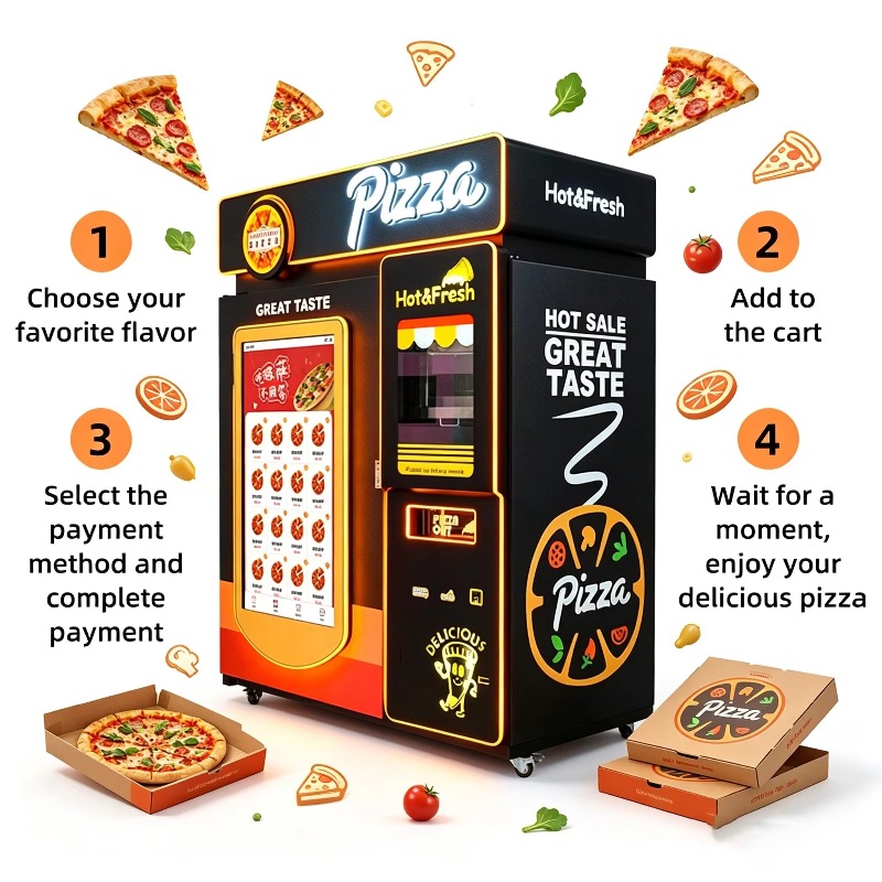 Ready Meal Pizza Vending Cabin - Food Snacks Corner 评论和价格