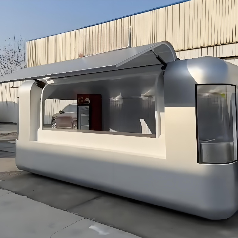 Round Movable Food Trailer Por - Food Snacks Drinks 评论和价格